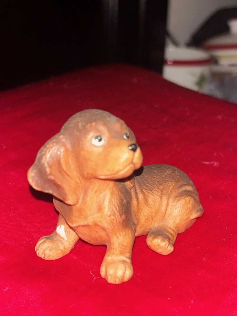 Weiner dog Figurine Decorative Pet Sculpture